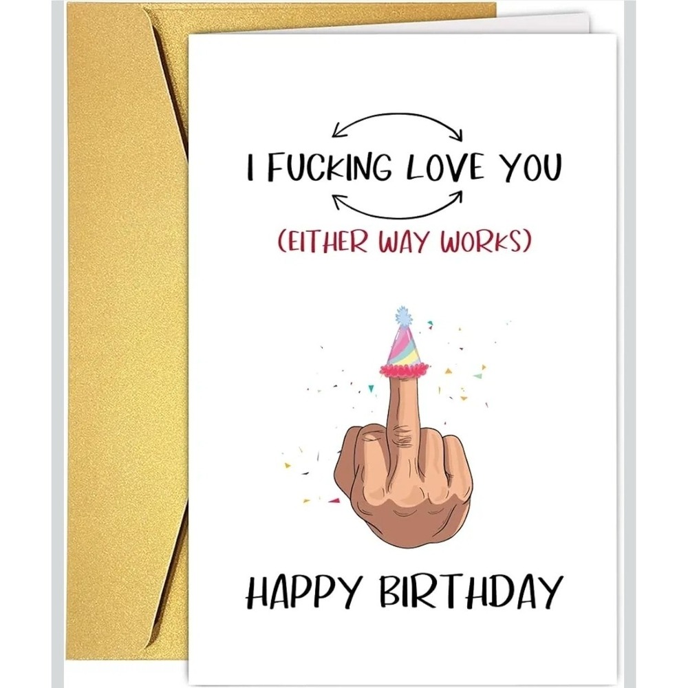 Naughty Birthday Card Gift for Husband Wife Boyfriend Lot Of 17